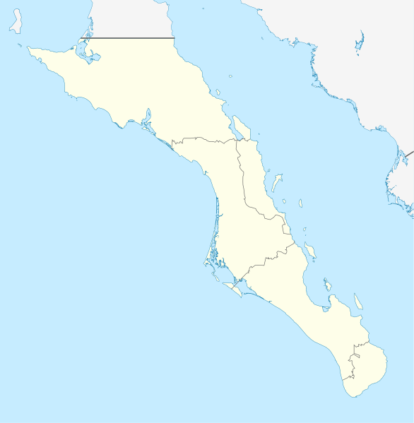 ملف:Mexico Baja California Sur location map.svg