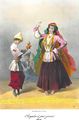 راقصة في شماخي، بريشة گريگوري گاگارين، 1840