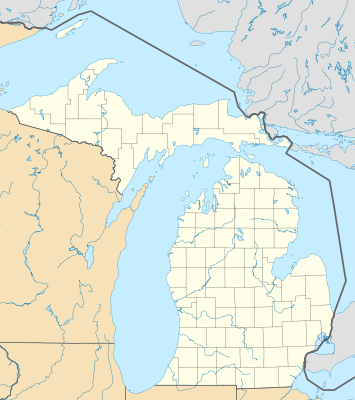 USA Michigan location map.svg