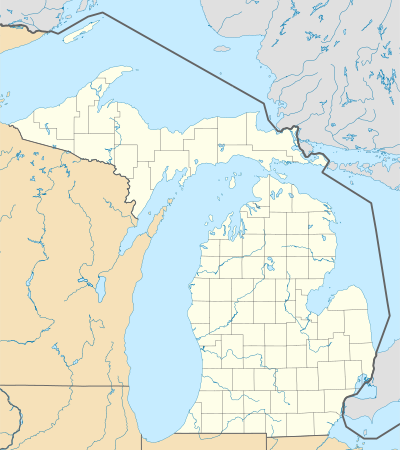تعدين النحاس في مشيگن is located in Michigan
