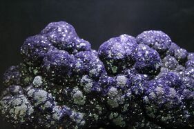Azurite from Arizona, collected by Dr John Hunter in the 18th century, Hunterian Museum, Glasgow