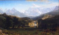 The Rocky Mountains: Lander's Peak, (1863), Metropolitan Museum of Art, مدينة نيويورك