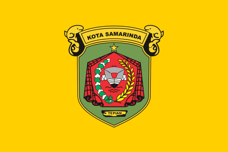 ملف:Flag of Samarinda City.png
