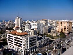Skyline of Gaza, December 2007