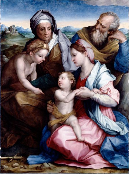 ملف:Vasari, Giorgiodel Sarto, Andrea - Holy Family - Google Art Project.jpg