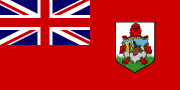 The flag of Bermuda, a British Overseas Territory