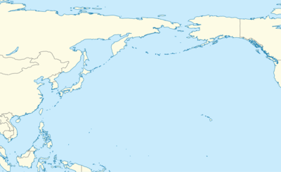 Location map North Pacific