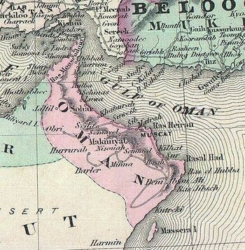 The Sultanate of Muscat and Oman in 1867