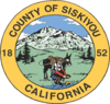 الختم الرسمي لـ مقاطعة سيسكي‌يو، كاليفورنيا