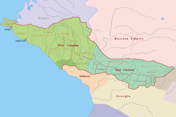 شركسيا في 1750
