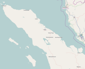 سينابوڠ is located in Northern Sumatra