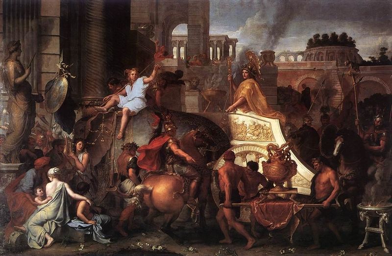 ملف:Charles Le Brun - Entry of Alexander into Babylon.JPG