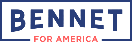 ملف:Michael Bennet 2020 presidential campaign logo.svg