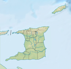 Location map/data/Trinidad and Tobago is located in ترنيداد وتوباگو