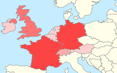 Location map Western Europe World Heritage Sites2