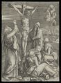 Print of the Crucifixion, made at the end of the 16th century[32]