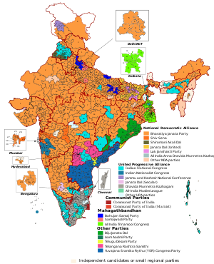 Indian General Election 2019.svg