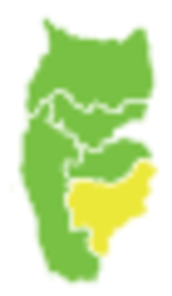 موقع منطقة صافيتا في محافظة طرطوس