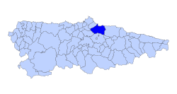 Location of Gijon