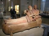 Louvre, Sarcophagus of Cerveteri Couple 520BCE