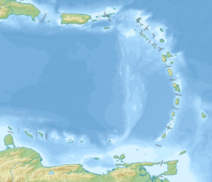 Location map/data/Lesser Antilles/شرح is located in الأنتيل الصغرى