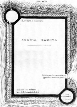 Description of the "Souia Qadima" fortress, in Edmond Doutté (1867-1926)