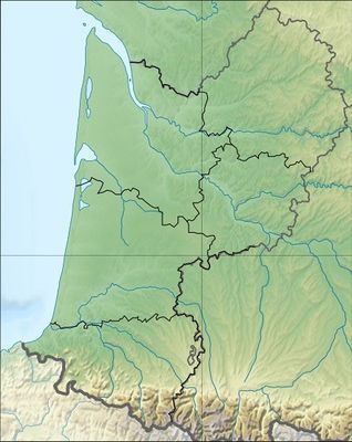 Location map France Aquitaine