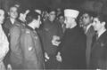 الحسيني يلتقي المتطوعين المسلمين، ومنهم فيلق أذربيجان، في افتتاح المعهد المركزي الإسلامي في برلين، 18 ديسمبر 1942، أثناء عيد الأضحى.
