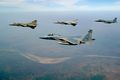 USAF F-15C Eagles from Elmendorf AFB, Alaska and IAF MIG-27 in India during Cope India '04 exercise