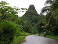Pwusehn Malek (also known as Chickenshit Mountain) in Pohnpei