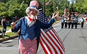 احتفالات عيد الاستقلال، في منتزه تاكوما، ماريلاند، الولايات المتحدة.