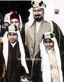 الشيخ عجيل الياور الجربا وأبنائه مشعل وأحمد في القاهرة عام 1939.