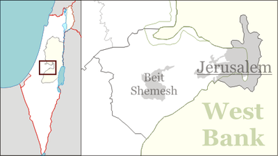 Location map Israel jerusalem