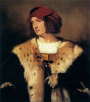 Titian, Portrait of a Man in a Red Cap, c. 1516