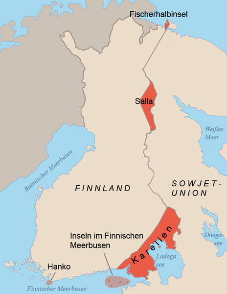ملف:Finnische abgetretene Gebiete 1940.png