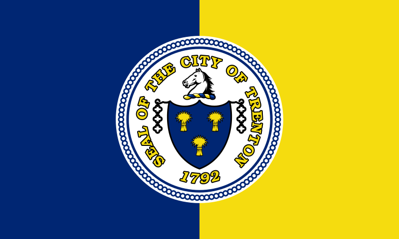 ملف:Flag of Trenton, New Jersey.svg
