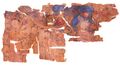 Fragment of a Manichaean textile display "MIK III 6278"