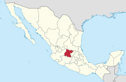 State of Guanajuato within Mexico