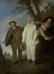 Jean-Antoine Watteau, The Italian Comedians, 1720