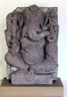 Seated Ganesha, sandstone sculpture from Rajasthan, India, 9th century, Honolulu Academy of Arts