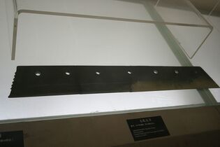 Jade ritual blade (zhang) with seven holes