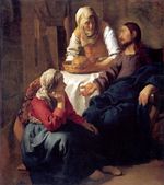 المسيح في منزل مارثا وماري (1654-1655)