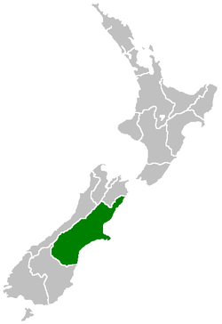 منطقة كانتربري ضمن نيوزيلندا