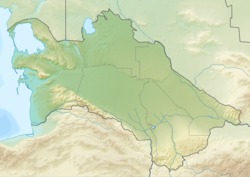Location map/data/Turkmenistan is located in تركمنستان