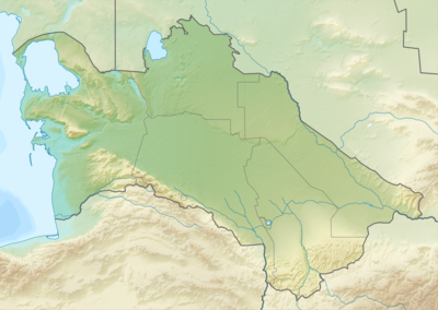 Location map Turkmenistan