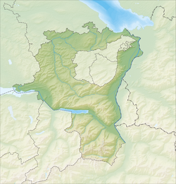 بحيرة كونستانس is located in Canton of St. Gallen