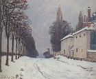 Snow on the Road Louveciennes, 1874