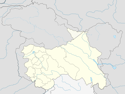Location map India Jammu and Kashmir