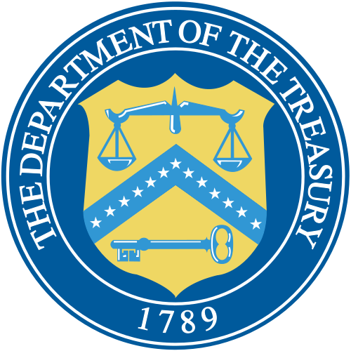 ملف:Seal of the United States Department of the Treasury.svg