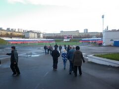 Trade Unions Central Stadium venue of FC Sever Murmansk